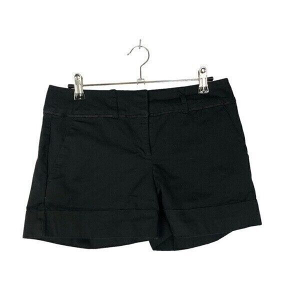New York & Company Pants - New York & Company Black Cuff Hem Mid Rise Shorts 2